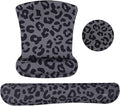 MOSISO Leopard Grain Wrist Rest Support for Mouse Pad&Keyboard Set, Black by MOSISO