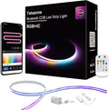 Tatazone 32.8ft Bluetooth RGB+IC COB Led Strip Light with App, Chasing COB Light Strip, Segmented Control, Music Sync, Color Changing Led Lights for Home Decor, Gaming, Cabinet, Desk by Tatazone