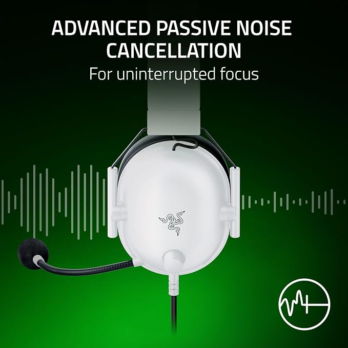 Razer BlackShark V2 X Wired Xbox Gaming Headset, White - Image 4