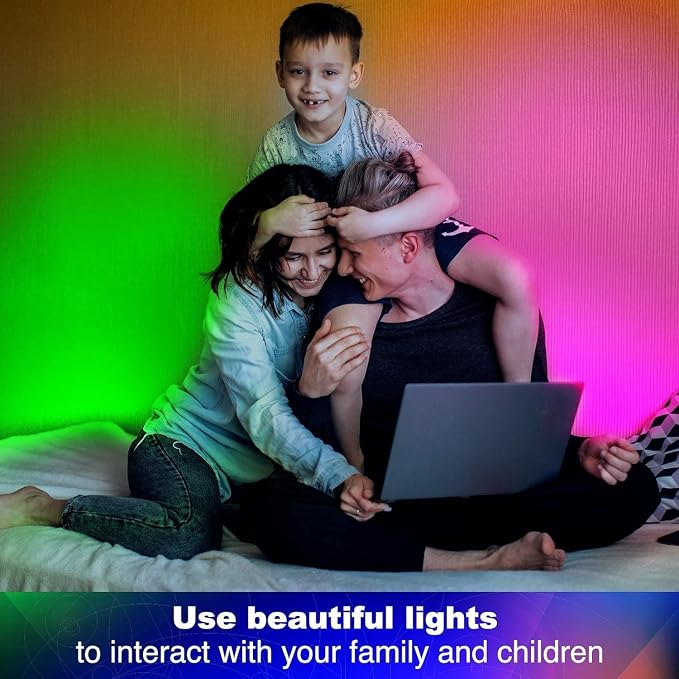 dalattin Led Lights for Bedroom 130ft (2 Rolls of 65.6ft), Led Strip Lights with Remote & App Control, LED Light Strips for Decorative Purposes - Image 6