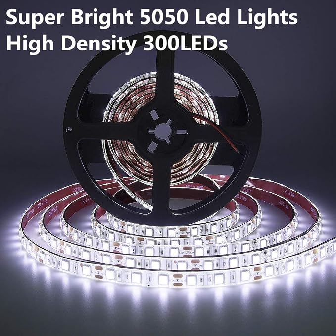 Boat Strip Lights Waterproof 16.4FT, 12v White Marine Pontoon Boat Lights - Image 5