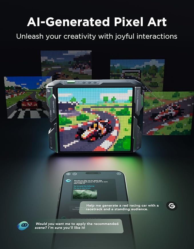 Govee Gaming Pixel Light, LED Panel with Real-time Info Display - Image 6