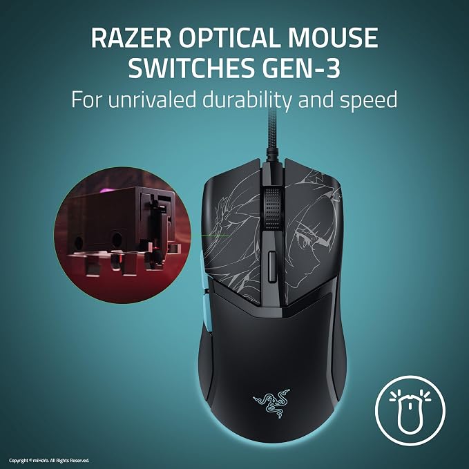 Razer Cobra Wired Gaming Mouse, 58g Lightweight, Zenless Zone Zero Edition - Image 3