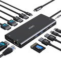 USB C Docking Station Dual Monitor,Laptop Docking Station 3 Monitors for HP by HODO