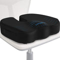 TushGuard Seat Cushion for Office Chair, Car, Memory Foam, Black X-Large | For Back, Coccyx, Sciatica, Tailbone Pain, Ergonomic Design, Non-Slip, Desk Wheelchair Use, Supportive Butt Pillow, For Man by TushGuardSeatCushonsPillows