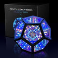 MITO Infinity Mirror Light Dodecahedron, RGBW Cube Light Decor for Gaming by Unknown