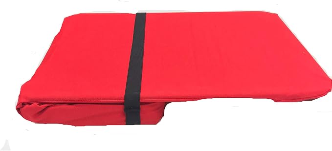 Original BackJack -Made in THE USA- Folding Red Cotton Fabric Lightweight Floor Seating Chair for Gaming, Families, Parents, Daycare, Back Support, Reading, Yoga, Meditation, Dorm - Image 6