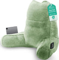 Sasttie Reading Pillow for Bed, Back Pillow for Sitting Up, Sage Green by SASTTIE