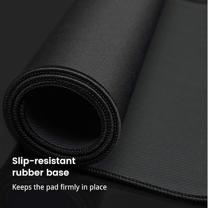 Gaming Mouse Pad,Large Waterproof Extra Large Mouse Pads with Stitched Edge | Big Mouse Pad, XXXL Waterproof Non-Slip Black Computer Mousepad Desk Mat for Gamer, Office & Home, Black - Image 5