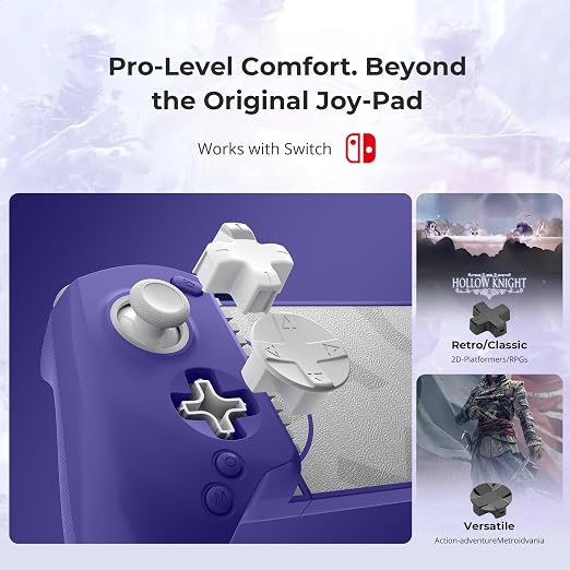 abxylute S8 Bluetooth Mobile Gaming Controller for Switch 1&2, iPhone15/16/17, iPad Android Phones Tablets, Portable Wireless Gamepad with Hall Joystick, Hall Trigger, Customizable Buttons＆Key Mapping - Image 7