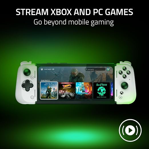 Razer Kishi V2 Pro Mobile Gaming Controller Xbox Edition for Android, White - Image 4