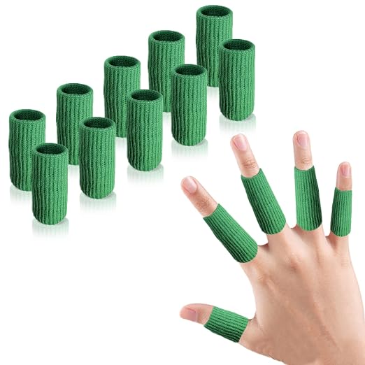 Finger Compression Sleeves, 10 Pcs by EDNYZAKRN
