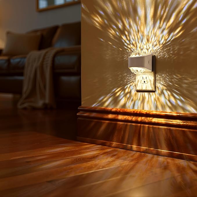 Briignite Night Light, [4 Pack] Night Lights Plug into Wall LED Projector - Image 8