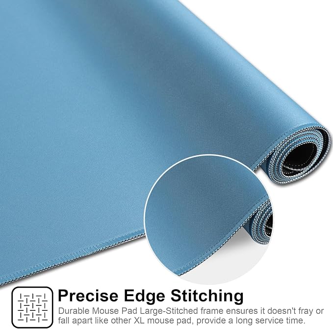 XXL Gaming Mouse Pad 35.4x15.7 Professional Large Mouse Pad & Computer Game Mouse Mat-90x40 Iceblueus - Image 5