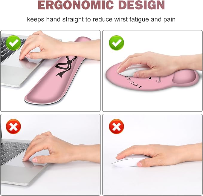 Gaming Mouse Pad, Large Desk Mat, 4in1 XXL Mousepad Cute Desk Pad Protector - Image 4
