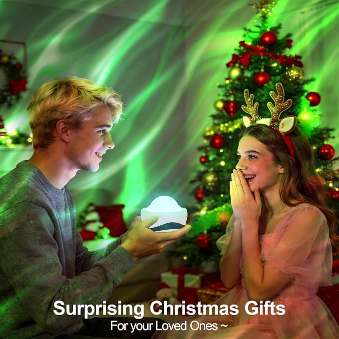 3 in 1 Light Projector for Room Decor Aesthetic, Northern Lights Projector, Ocean Lamp & Galaxy Projector for Bedroom Decor, Valentine's Day Gifts for Adults Teen Girl Gifts Ambient Lighting - Image 8