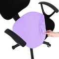 Smiry Office Computer Chair Seat Covers for Desk, Anti-dust Protector | Stretch Jacquard Removable Washable Desk Chair Seat Cushion Protectors, Lavender by Smiry