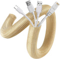 AGPTEK Cable Sleeve, 10ft - 4/5 inch Cable Management Cord Hider,Wood Color by AGPTEK