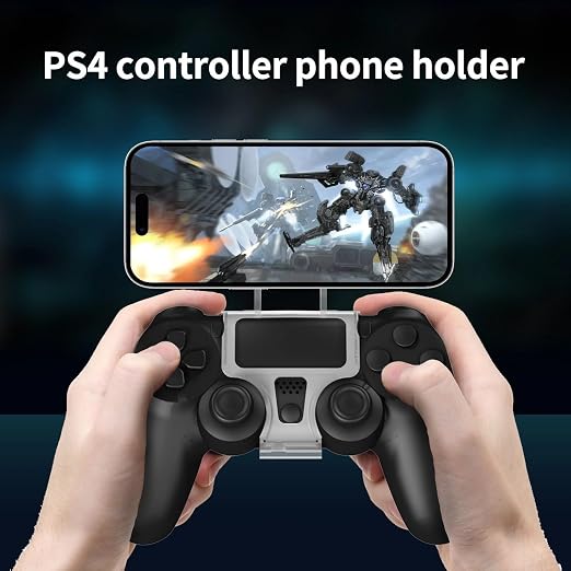 NBCP Magnetic Phone Mount for PS4 DualShock 4 Controller, Controller Phone Holder, MagSafe Compatible Mobile Gaming Clip for iPhone & Android - Image 2