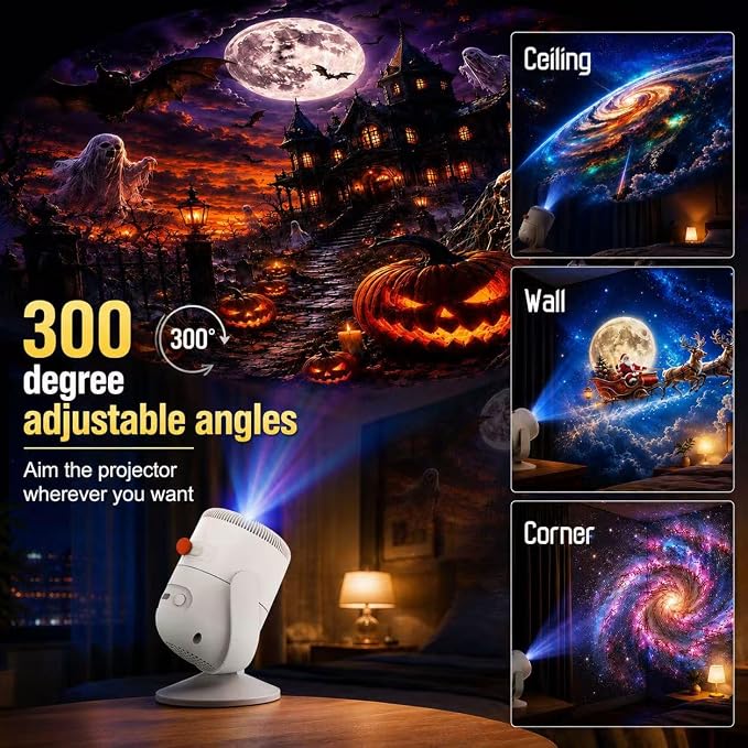 Galaxy Star Projector Northern Night Lights for Bedroom Decor Gifts - Image 3
