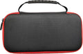 fosa Handheld Game Console Travel Bag, Retro Portable Storage Hard Carry Case with Ergonomic Handle and Mesh Storage Bag, for RG556 RG557 by fosa