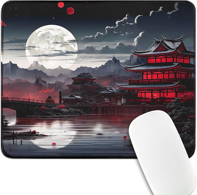 FreeNook Mouse Pad Gaming Mousepad,Small Mousepad for Keyboard and Mouse with Non-Slip Rubber Base,Suitable for School,Office,Home,10.2 x 8.3 Inch by Unknown