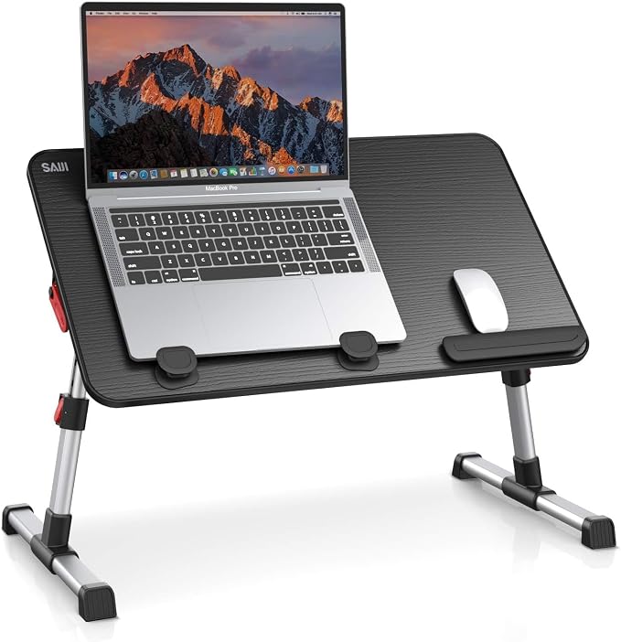Laptop Desk Table, SAIJI Adjustable Laptop Stand, Portable Lap Desks - Image 9