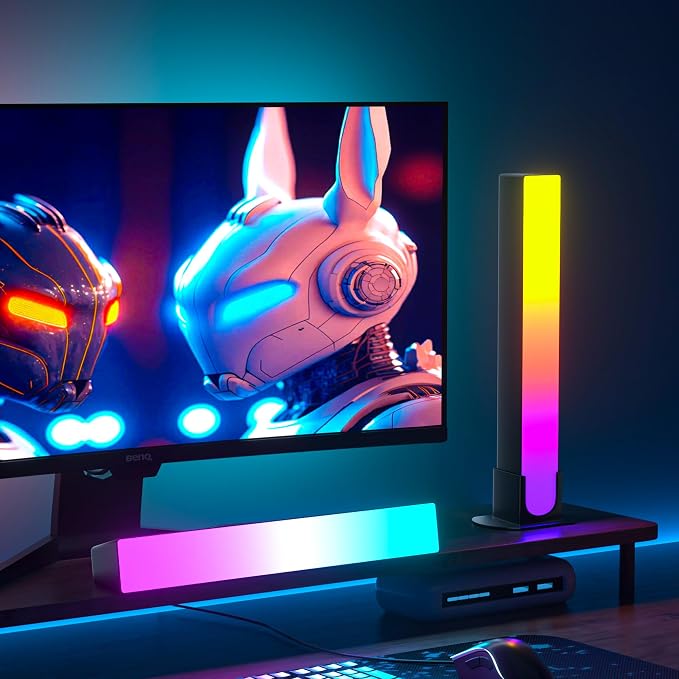 DS Smart LED Light Bars, Gaming Lights, Ambient Light, RGB TV Backlights with Scene Modes and Music Modes for Gaming, Computer Case, PC Monitor, TV, Laptop (Z Series) - Image 2
