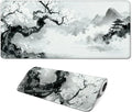 Gaming Mouse Pad with Anti-Slip Rubber Base, Extended Large Computer Mouse Mat with Stitched Edges, Long XL Anime Mousepad for Laptop and Keyboard, 31.5 x 11.8 inch (Japanese Cherry Blossom) by Unknown