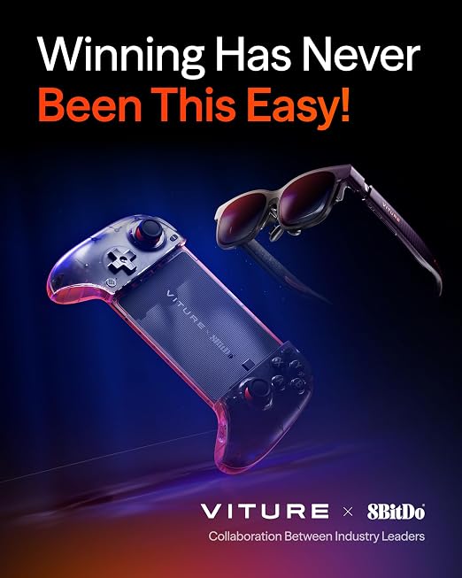 VITURE x 8BitDo Ultimate Mobile Gaming Controller – World’s First for XR Glasses | USB-C Connection for Minimum Latency, Hall Effect Sticks, Charge While Playing, Pro Performance for Android - Image 3