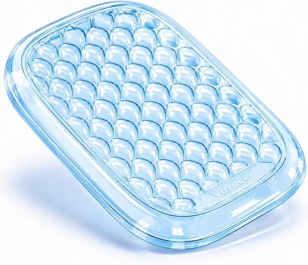 Vaydeer Clear Gel Elbow Pad for Desk, Ergonomic Arm Rest Cushion | Desk Wrist Rest for Keyboard and Mouse, Keyboard Wrist Pad for Computer and Laptop Typing, Gaming and Office Glacier Blue by Vaydeer