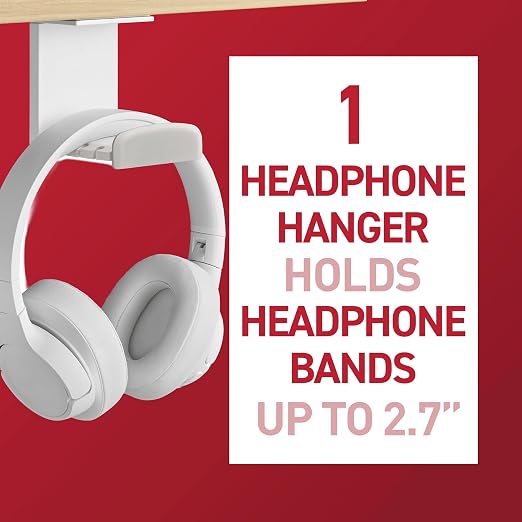Command Headphone Hanger, 1 Hook, 4 Large Strips - Image 3