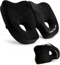 Cushy Tushy Premium Foldable Piriformis Seat Cushion - Piriformis Pain and Sciatic Pain Relief Cushion - for Home & Office Use, Perfect for Travel or Driving by CushyTushy