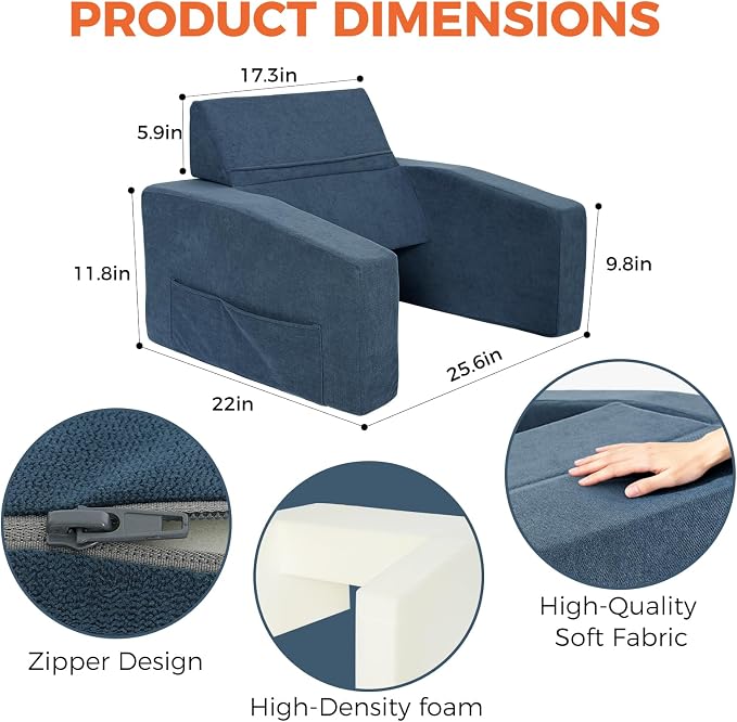 Reading Pillow for Gaming Lap Desk Pillow for Laptop with Pocket Foldable Memory Foam Bed Desk for Reading Working Crocheting Gaming Arm Rest on Bed/Sofa/Floor/Couch/Car (Dark Grey Foldable) - Image 6