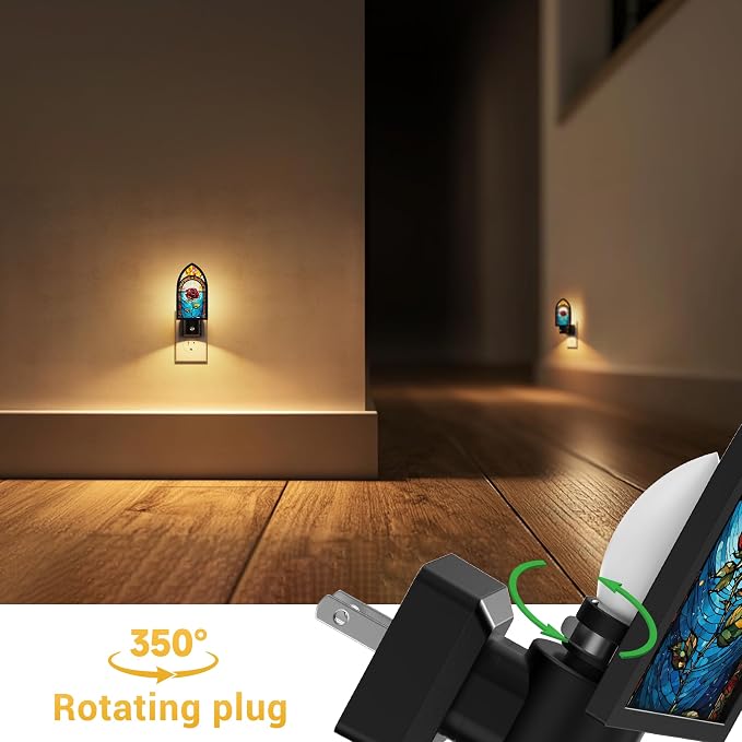 L LOHAS LED Night Lights Plug into Wall, Night Light with Light Sensor - Image 4