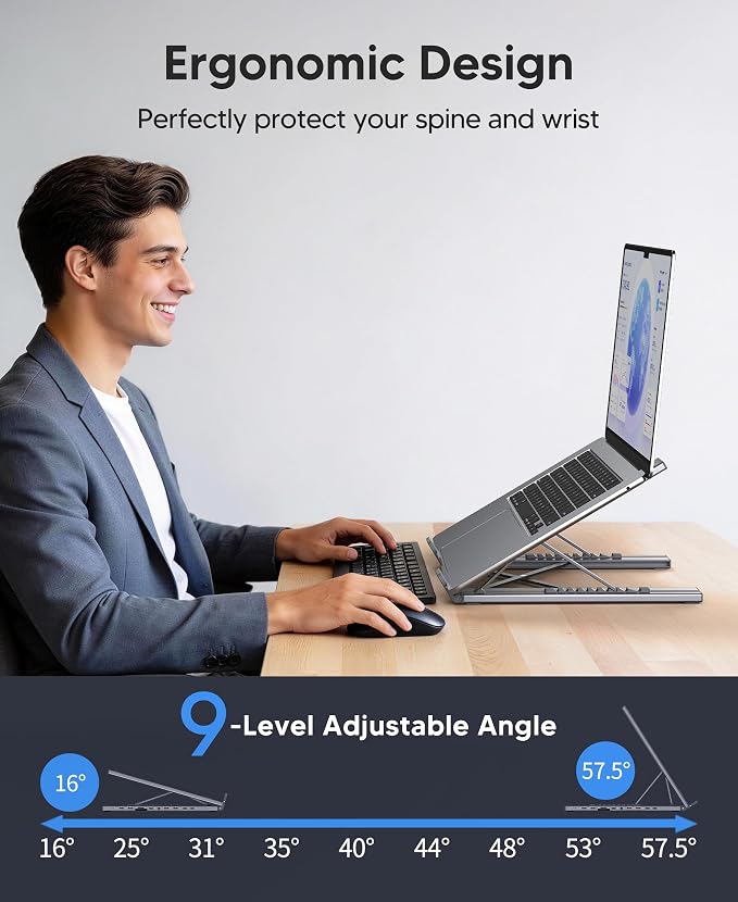 Mukiya Laptop Docking Station Stand,11 in 1 Laptop Dock Stand with 4K HDMI - Image 7