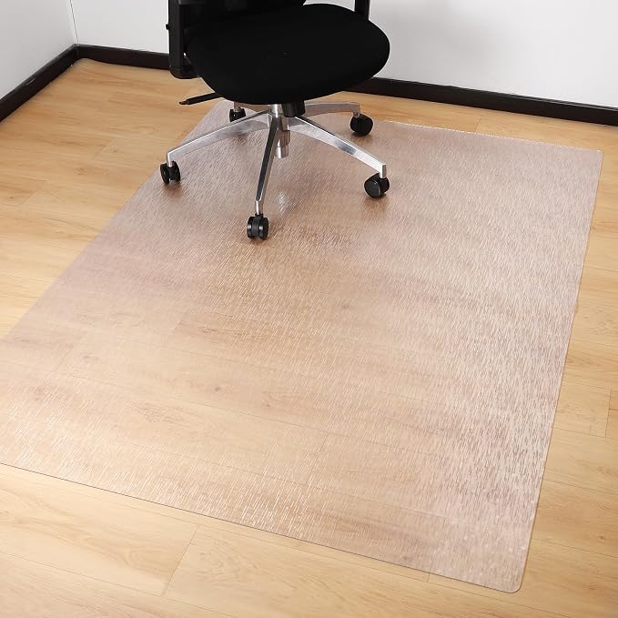 Clear Chair Mat, TYDLE 50" x 65" Large Office Chair Mat for Hard Floor, Vinyl Floor Mat for Gaming Chairs, Slip Resistant Floor Protector Rolling Computer Desk Mat for Hardwood Floor, Clear - Image 8