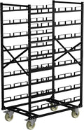 Stanchion Post Cart 24 Posts Ideal for High-Traffic Areas by DorBuphan