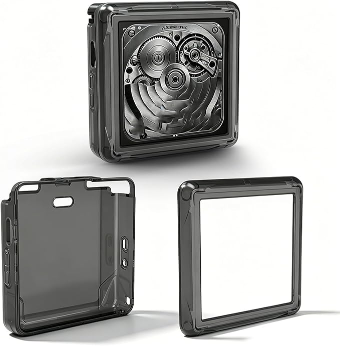 Clear TPU Cover Compatible for Anbernic RG Rotate Handheld Game Console, Shockproof Protective Case with Reinforced Corners, Anti Slip Fingerprint Resistant Gaming Shell - Image 7