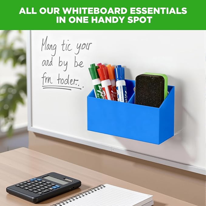 Acrylic Magnetic Pen Holder for Whiteboard,Fridge, School Supplies - Image 4