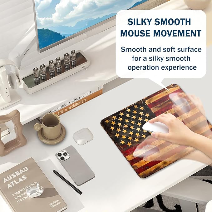 Mouse Pad Gaming - Desk Mat for Keyboard and Mouse - Large Mouse Pads for Desk, Gaming Mousepad with Non-Slip Base, Desks Pad (11.8" X 9.8") for Game, Office and Home - Image 4