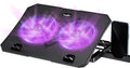 KeiBn Upgrade Laptop Cooling Pad, KeiBn Laptop Cooler 2 Fans for 10-15.6 Inch Laptops, 5 Height Stands, 2 USB Ports (S039-Purple) by KeiBn-BornforyouBurntoever