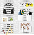 Revamp Your Space With A Versatile Pegboard Kit - Effortlessly Organize Home, Office, And Gaming Setup With Customizable Hanging Solutions (White) by Unknown