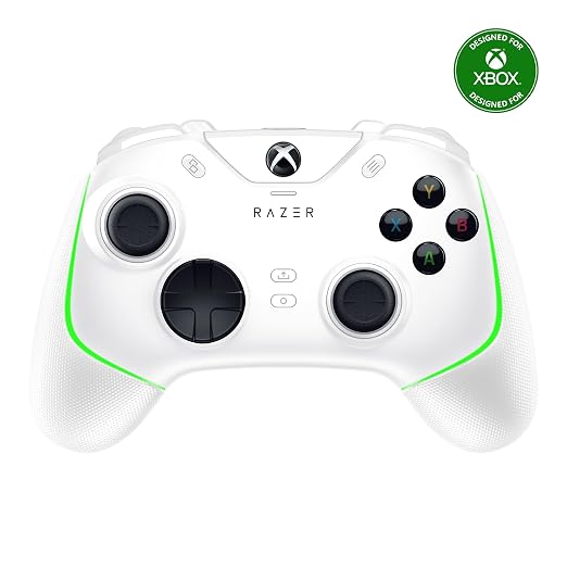 Razer Wolverine V2 Chroma Wired Gaming Pro Controller for Xbox Series X|S, Xbox One, PC: RGB Lighting - Remappable Buttons & Triggers - Mecha-Tactile Buttons & D-Pad - Trigger Stop-Switches - White by Unknown