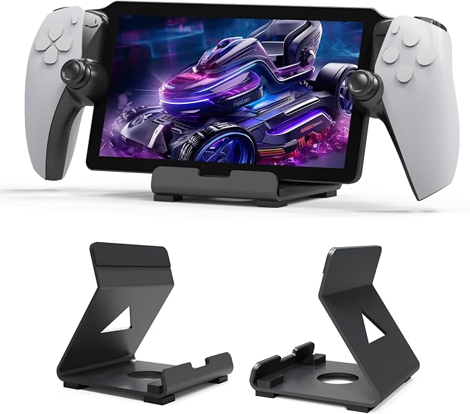 Levigo Game Controller Desktop Holder Stand Compatible with PlayStation Portal/ASUS ROG Ally/Steam Deck/Switch, Gaming Accessories Game Controller Host Bracket, Black - Image 2