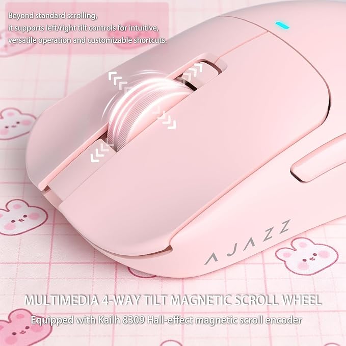 AJAZZ AJ200P Master PAW3955 8K Polling Wireless AI Smart Gaming Mouse - Image 7