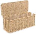 Cable Management Box, Handmade Rattan Cord Organizer for Power Strip by Cantalop