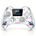 Morostron Wireless Controller for PC and Steam Games, Switch/Switch 2/iOS/Android Compatible, Interactive Screen, Hall Sticks, RGB, 1200mAh, White by Morostron