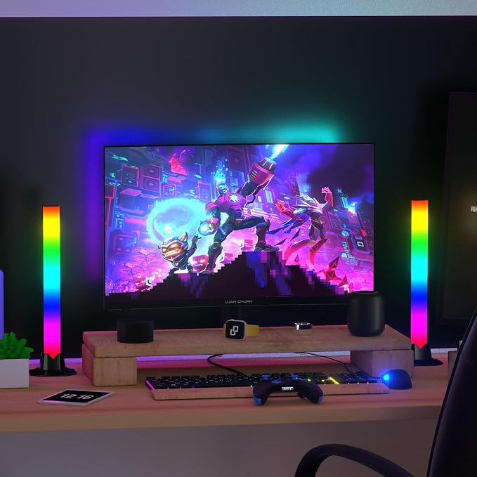 MIHEAL LED Light Bar RGB Lamp,Smart Lighting Tower Starter Kit with Remote for PC, TV, Gaming Room and Computer Case … - Image 7