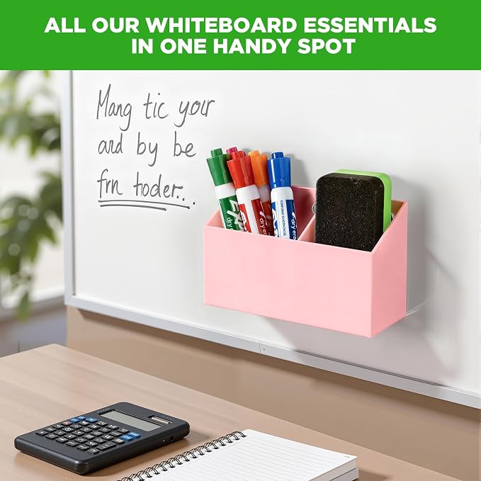 Acrylic Magnetic Pen Holder for Whiteboard,Fridge, School Supplies - Image 4